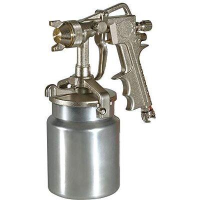 Cevik Pro L Pistola de Pintura Profesional 1.7mm Depósito 1000cc Abanico Ajustable 160-225mm Ligera y Ergonómica Conexión Rápida Cevik Pro L Pistola de Pintura Profesional 1.7mm Depósito 1000cc Abanico Ajustable 160-225mm Ligera y Ergonómica Conexión Rápida