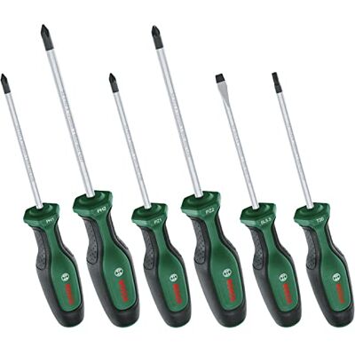 Juego de 6 destornilladores Bosch - Herramientas para bricolaje Juego de 6 destornilladores Bosch - Herramientas para bricolaje