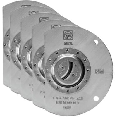 Fein Disco sierra HSS segmentado pack 5, Hojas de Sierra Fein Disco sierra HSS segmentado pack 5, Hojas de Sierra