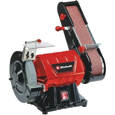 Einhell Lijadora de banda de sobremesa TC-US 350 350 W cinta/disco abrasivo protección protector chispas Disco abrasivo de grano grueso + cinta abrasiva Einhell Lijadora de banda de sobremesa TC-US 350 350 W cinta/disco abrasivo protección protector chispas Disco abrasivo de grano grueso + cinta abrasiva