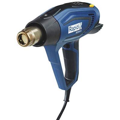Rapid Pistola de Aire Caliente R2200-E, Potencia 2200 W, Temperatura 60-650°C, Flujo de Aire 250-500 l/min, para Eliminar Pintura, Barniz y Adhesivos, Termorretracción Rapid Pistola de Aire Caliente R2200-E, Potencia 2200 W, Temperatura 60-650°C, Flujo de Aire 250-500 l/min, para Eliminar Pintura, Barniz y Adhesivos, Termorretracción