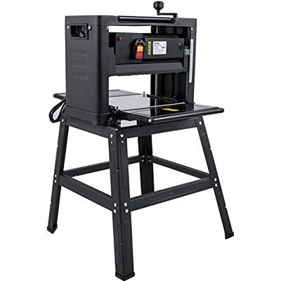 VEVOR Regruesadora 330 mm Cepilladora de Madera 2000 W Máquinas de Cepilladora de Prensa Cepillo Eléctrico para Madera Profundidad 3 mm con Soporte, Negro VEVOR Regruesadora 330 mm Cepilladora de Madera 2000 W Máquinas de Cepilladora de Prensa Cepillo Eléctrico para Madera Profundidad 3 mm con Soporte, Negro