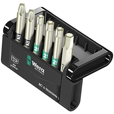 Wera Bit-Check 6 Stainless 1 SB, 6 piezas Wera Bit-Check 6 Stainless 1 SB, 6 piezas