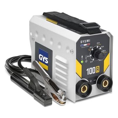 GYS , MI 100A, estación de soldadura de electrodo recubierto 100A monofásico 230V (MMA), arco fuerza, antisticking, Hot Start, Con portaelectrodos, Cable de masa GYS , MI 100A, estación de soldadura de electrodo recubierto 100A monofásico 230V (MMA), arco fuerza, antisticking, Hot Start, Con portaelectrodos, Cable de masa