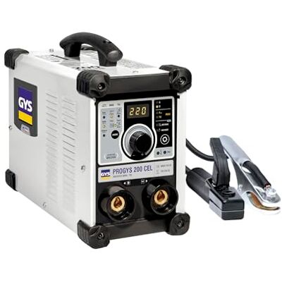 GYS , PRO 200 CEL, Estación de Soldadura de Electrodo Recubierto 200A Monofásico 230V (MMA), TIG DC Lift & MMA Pulsado, Digital, Arc Force, Antisticking, Hot Start, Con Portaelectrodos, Cable de GYS , PRO 200 CEL, Estación de Soldadura de Electrodo Recubierto 200A Monofásico 230V (MMA), TIG DC Lift & MMA Pulsado, Digital, Arc Force, Antisticking, Hot Start, Con Portaelectrodos, Cable de