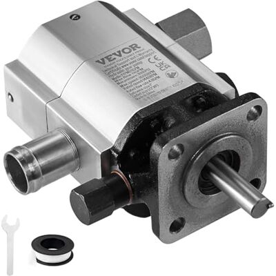 VEVOR Bomba hidráulica para divisor de troncos 13 GPM 2 etapas 3000 PSI entrada de 1" salida NPT de 1/2" 3600 RPM bomba de engranajes hidráulica de aluminio para motor pequeño quitanieves VEVOR Bomba hidráulica para divisor de troncos 13 GPM 2 etapas 3000 PSI entrada de 1" salida NPT de 1/2" 3600 RPM bomba de engranajes hidráulica de aluminio para motor pequeño quitanieves