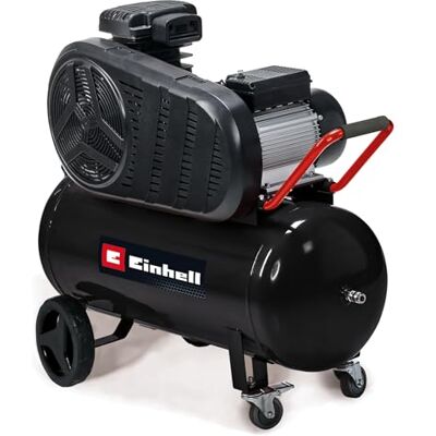 Einhell Compresor TE-AC 430/50/10 (3000 W, máx. 10 bar, depósito 50 L, potencia de aspiración 430 l/min, velocidad de motor 2850 rpm, reductor de presión, manómetro, acoplamiento rápido) Einhell Compresor TE-AC 430/50/10 (3000 W, máx. 10 bar, depósito 50 L, potencia de aspiración 430 l/min, velocidad de motor 2850 rpm, reductor de presión, manómetro, acoplamiento rápido)