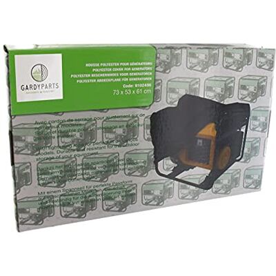 Greenstar Funda protectora para grupo electrógeno, poliéster, fácil mantenimiento, color negro, 73 x 53 x 61 cm Greenstar Funda protectora para grupo electrógeno, poliéster, fácil mantenimiento, color negro, 73 x 53 x 61 cm
