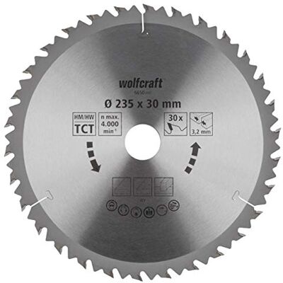 wolfcraft Disco de sierra circular de mano CT, serie marrón I I Cortes rápidos y bastos wolfcraft Disco de sierra circular de mano CT, serie marrón I I Cortes rápidos y bastos