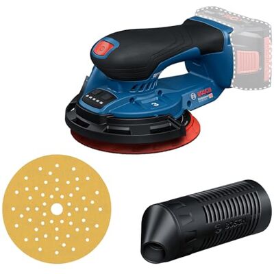 Bosch 18V System lijadora a batería GEX 18V-150-3 (incl. 1 papel de lija, 1 caja de polvo, 1 anillo de protección, sin batería/cargador) Bosch 18V System lijadora a batería GEX 18V-150-3 (incl. 1 papel de lija, 1 caja de polvo, 1 anillo de protección, sin batería/cargador)