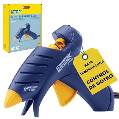 Rapid EG1300 Pistola Cola para Baja Temperaturas, para Barras Ovaladas 9 mm Rapid EG1300 Pistola Cola para Baja Temperaturas, para Barras Ovaladas 9 mm