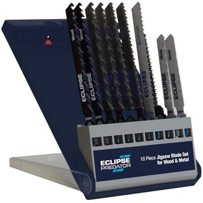 EPT - WM10 Eclipse - Madera - Metal - Juego de hojas para sierra de calar EPT - WM10 Eclipse - Madera - Metal - Juego de hojas para sierra de calar