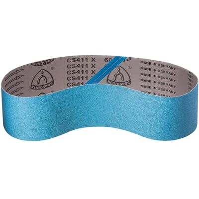 Klingspor CS411X Banda de lija de zirconio 100 x 1220 mm Grano 80 para metal y acero Base de tela robusta Bandas de lija profesionales para lijadoras de banda Klingspor CS411X Banda de lija de zirconio 100 x 1220 mm Grano 80 para metal y acero Base de tela robusta Bandas de lija profesionales para lijadoras de banda