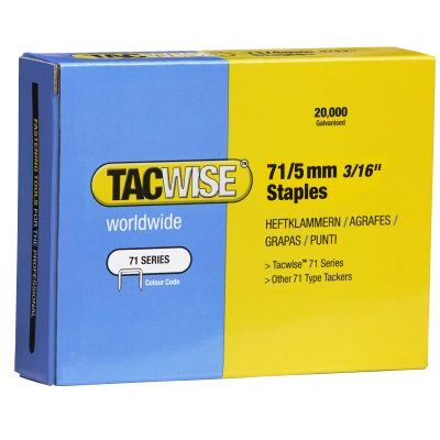 TACWISE Clavos de Zincado - 71/5 mm - Aplicaciones de recubrimiento TACWISE Clavos de Zincado - 71/5 mm - Aplicaciones de recubrimiento