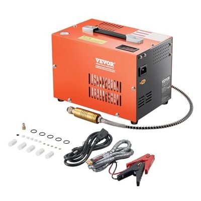 VEVOR Compresor de Aire PCP, Compresor de Aire Portátil PCP de 30 Mpa con Convertidor Incorporado y Sistema de Enfriamiento por Ventilador, con Parada Manual de 12 V CC/230 V CA, 260 x 175 x 190 mm VEVOR Compresor de Aire PCP, Compresor de Aire Portátil PCP de 30 Mpa con Convertidor Incorporado y Sistema de Enfriamiento por Ventilador, con Parada Manual de 12 V CC/230 V CA, 260 x 175 x 190 mm