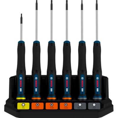 Bosch Juego de destornilladores PRO Precision TX/TH/H, 6 unidades Accesorios Herramientas Manuales Bosch Juego de destornilladores PRO Precision TX/TH/H, 6 unidades Accesorios Herramientas Manuales