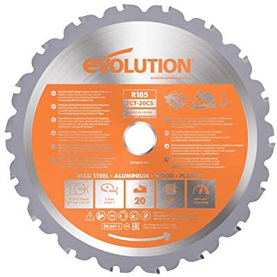 Disco de sierra multifunción Evolution Power Tools - 185mm Disco de sierra multifunción Evolution Power Tools - 185mm