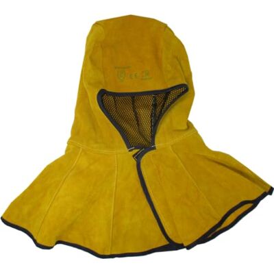 Solter Capucha para Soldadura de Cuero Premium, Resisencia a Salpicaduras y Chispas, Certificación EN ISO 11611:2015, Modelo AP-3000Y Solter Capucha para Soldadura de Cuero Premium, Resisencia a Salpicaduras y Chispas, Certificación EN ISO 11611:2015, Modelo AP-3000Y