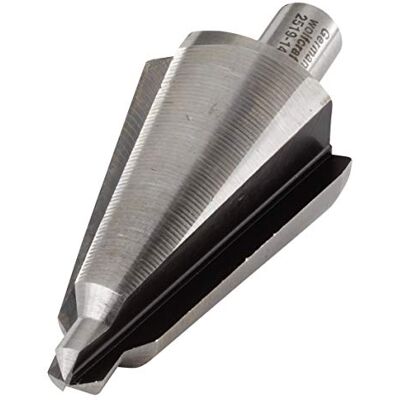 wolfcraft Broca cónica para chapa HSS, Ø 8-31 mm, vástago redondo I I Para el taladrado y el desbarbado de metal y plástico sin escalonamientos wolfcraft Broca cónica para chapa HSS, Ø 8-31 mm, vástago redondo I I Para el taladrado y el desbarbado de metal y plástico sin escalonamientos