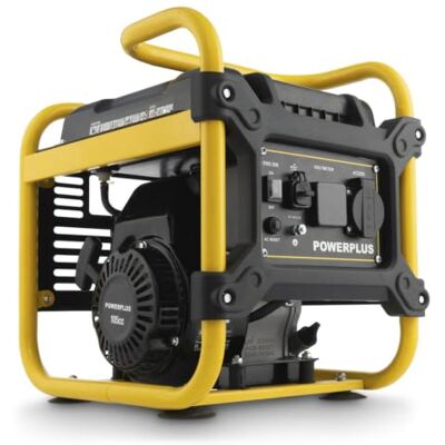 POWERPLUS Generator Generador inversor, 1000 W, 270 min de corriente POWERPLUS Generator Generador inversor, 1000 W, 270 min de corriente