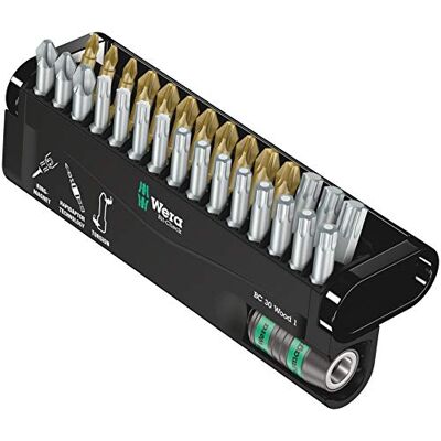 Wera Bit-Check 30 Wood 1, 30 piezas Wera Bit-Check 30 Wood 1, 30 piezas