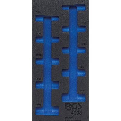 BGS Bandeja para carro 1/3, vacía para 4098 BGS Bandeja para carro 1/3, vacía para 4098