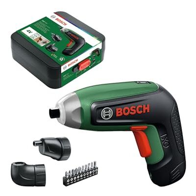 Bosch IXO8 atornillador a batería (incl. adaptadores angular y excéntrico, set de 10 puntas y batería, en caja de almacenaje) Bosch IXO8 atornillador a batería (incl. adaptadores angular y excéntrico, set de 10 puntas y batería, en caja de almacenaje)