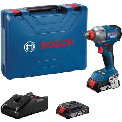 Bosch 18V System atornillador de impacto a batería GDX 18V-285 (incl. 2 baterías GBA 18V 2.0Ah, cargador GAL 18V-20, maletín MPP) Bosch 18V System atornillador de impacto a batería GDX 18V-285 (incl. 2 baterías GBA 18V 2.0Ah, cargador GAL 18V-20, maletín MPP)