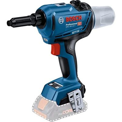 Bosch 18V System pistola remachadora a batería GRG 18V-16 C (fuerza de tracción máx. 16 000 N, longitud de carrera 25 mm, sin batería/cargador) Bosch 18V System pistola remachadora a batería GRG 18V-16 C (fuerza de tracción máx. 16 000 N, longitud de carrera 25 mm, sin batería/cargador)