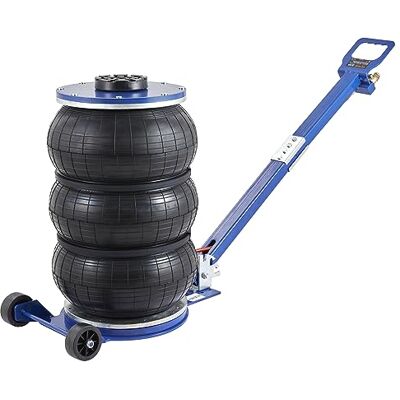 VEVOR Gato Neumático Carga de 5T Elevación de 140-470 mm Gato de Aire para Coche 0,8-1,0 MPa con 3 Cojines de Aire Mango Ajustable Elevador Rápido para Reparación Mantenimiento Coche SUV Taller Garaje VEVOR Gato Neumático Carga de 5T Elevación de 140-470 mm Gato de Aire para Coche 0,8-1,0 MPa con 3 Cojines de Aire Mango Ajustable Elevador Rápido para Reparación Mantenimiento Coche SUV Taller Garaje