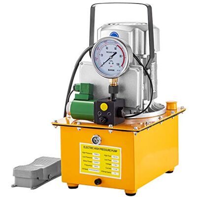 VEVOR Bomba hidráulica eléctrica de 220 V, 1400 RPM, depósito de Bomba hidráulica eléctrica 750 W, Bomba hidráulica de Aire con manómetro preciso, para tareas como elevación, prensado VEVOR Bomba hidráulica eléctrica de 220 V, 1400 RPM, depósito de Bomba hidráulica eléctrica 750 W, Bomba hidráulica de Aire con manómetro preciso, para tareas como elevación, prensado