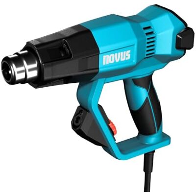 Novus Tools H-250 Pistola de aire caliente (cable de 7,5 m, 80-600 °C) Soplador de aire caliente profesional para coche, sensor de temperatura, calefacción de cerámica, ajuste de temperatura de 3 Novus Tools H-250 Pistola de aire caliente (cable de 7,5 m, 80-600 °C) Soplador de aire caliente profesional para coche, sensor de temperatura, calefacción de cerámica, ajuste de temperatura de 3