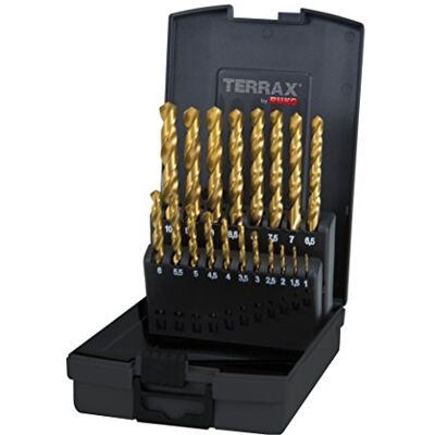RUKO Terrax - Juego de brocas - 1-10mm, HSS-G, recubierto TiN RUKO Terrax - Juego de brocas - 1-10mm, HSS-G, recubierto TiN