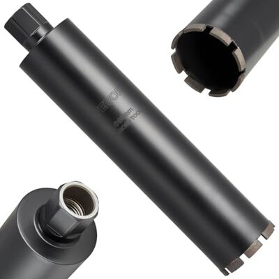 VEVOR Broca de Diamante para Perforación en Húmedo, Diámetro 89 mm, Profundidad 356 mm, Tecnología de Soldadura de Alta Precisión, para Hormigón Armado, Ladrillo y Mampostería, 412 x 89 x 89 mm VEVOR Broca de Diamante para Perforación en Húmedo, Diámetro 89 mm, Profundidad 356 mm, Tecnología de Soldadura de Alta Precisión, para Hormigón Armado, Ladrillo y Mampostería, 412 x 89 x 89 mm