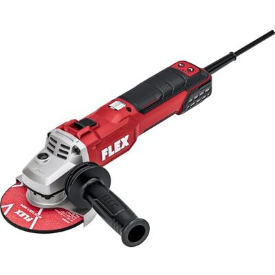 Flex Amoladora angular de 2000 W, 125 mm (para acero inoxidable y acero aleado, 2000 W, 125 mm, 230 V, 50/60 Hz, 4 m de longitud de cable, herramienta artesanal, herramienta manual) Flex Amoladora angular de 2000 W, 125 mm (para acero inoxidable y acero aleado, 2000 W, 125 mm, 230 V, 50/60 Hz, 4 m de longitud de cable, herramienta artesanal, herramienta manual)