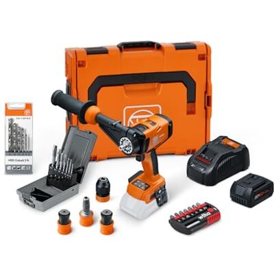 Fein Taladro atornillador a batería ASCM 18-4 QM AS Metal Advanced Top Set, con un juego de accesorios, una batería recargable (GBA 18 V 5,0 Ah AS) y un cargador rápido (GAL 1880 CV AS). Fein Taladro atornillador a batería ASCM 18-4 QM AS Metal Advanced Top Set, con un juego de accesorios, una batería recargable (GBA 18 V 5,0 Ah AS) y un cargador rápido (GAL 1880 CV AS).