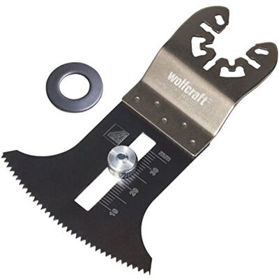 wolfcraft Sierra de inmersión con tope de profundidad, ˮPROˮ HCS, enganche universal I wolfcraft Sierra de inmersión con tope de profundidad, ˮPROˮ HCS, enganche universal I