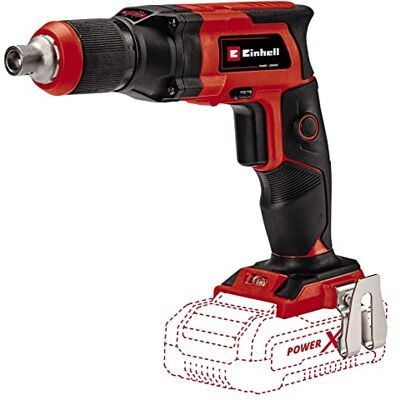Einhell Atornillador de obra en seco con batería TE-DY 18 Li-Solo Power X-Change (iones de litio,18 V, 4000 min-1, tope de profundidad, funcionamiento continuo, sin batería ni cargador, incl. E-Box) Einhell Atornillador de obra en seco con batería TE-DY 18 Li-Solo Power X-Change (iones de litio,18 V, 4000 min-1, tope de profundidad, funcionamiento continuo, sin batería ni cargador, incl. E-Box)