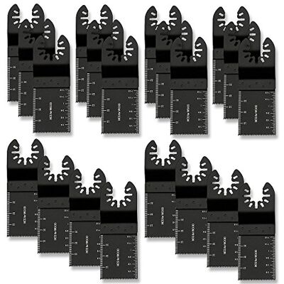 Jetcloud 10PCS Cuchillas Oscilantes Multiherramienta de Corte Acero Sierra para Madera Rápido Dientes de Carburo para Dremel Fein Multimaster Makita Bosch Mix Multitool Accesorios Jetcloud 10PCS Cuchillas Oscilantes Multiherramienta de Corte Acero Sierra para Madera Rápido Dientes de Carburo para Dremel Fein Multimaster Makita Bosch Mix Multitool Accesorios