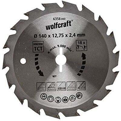 wolfcraft Disco de sierra circular de mano CT, serie verde I I Cortes semigruesos y rápidos wolfcraft Disco de sierra circular de mano CT, serie verde I I Cortes semigruesos y rápidos