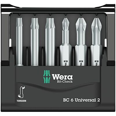 Wera Bit-Check 6 Universal 2 SB, 6 piezas Wera Bit-Check 6 Universal 2 SB, 6 piezas