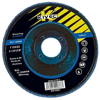 Cevik Disco De Lámina Para Inoxidable Diam. 115 mm. Grano 60 Cevik Disco De Lámina Para Inoxidable Diam. 115 mm. Grano 60