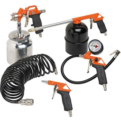 Black & Decker 9045853BND Accesorios para Compresor de Aire, BD Kit 5 PCS Metal Black & Decker 9045853BND Accesorios para Compresor de Aire, BD Kit 5 PCS Metal