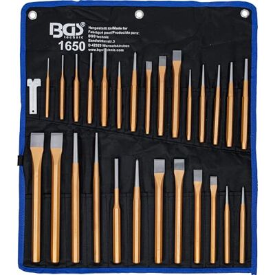 BGS Juego de cinceles y punzones 28 piezas BGS Juego de cinceles y punzones 28 piezas