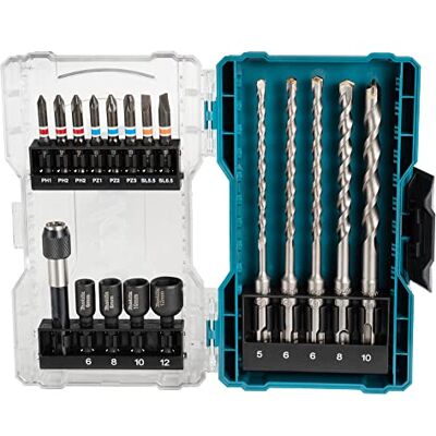 Makita Juego de brocas y brocas (18 piezas) Makita Juego de brocas y brocas (18 piezas)
