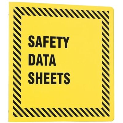 Brady Archivador MSDS (1,5", 1 unidad), color amarillo Brady Archivador MSDS (1,5", 1 unidad), color amarillo