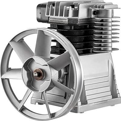 VEVOR Bomba de cabeza de compresor de aire 375L 3KW tipo pistón cabeza de bomba de doble cilindro 1300tr / min 1 etapa 11 bar construcción de cabeza de bomba de cilindro de aluminio VEVOR Bomba de cabeza de compresor de aire 375L 3KW tipo pistón cabeza de bomba de doble cilindro 1300tr / min 1 etapa 11 bar construcción de cabeza de bomba de cilindro de aluminio