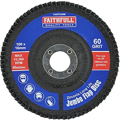 Faithfull Disco abrasivo (tamaño: 100mm) Faithfull Disco abrasivo (tamaño: 100mm)