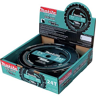 Makita a-94530 – 10 7 – 1/4 "24T ultra-coated encuadre hoja, paquete de 10 unidades Makita a-94530 – 10 7 – 1/4 "24T ultra-coated encuadre hoja, paquete de 10 unidades