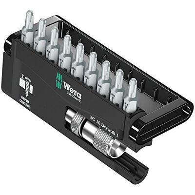 Wera Bit-Check para aplicaciones de construcción en seco/9, 10 piezas Wera Bit-Check para aplicaciones de construcción en seco/9, 10 piezas